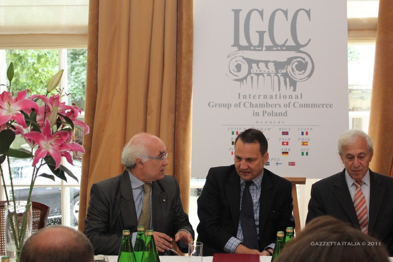 breakfast meeting con il Ministro Radosław Sikorski