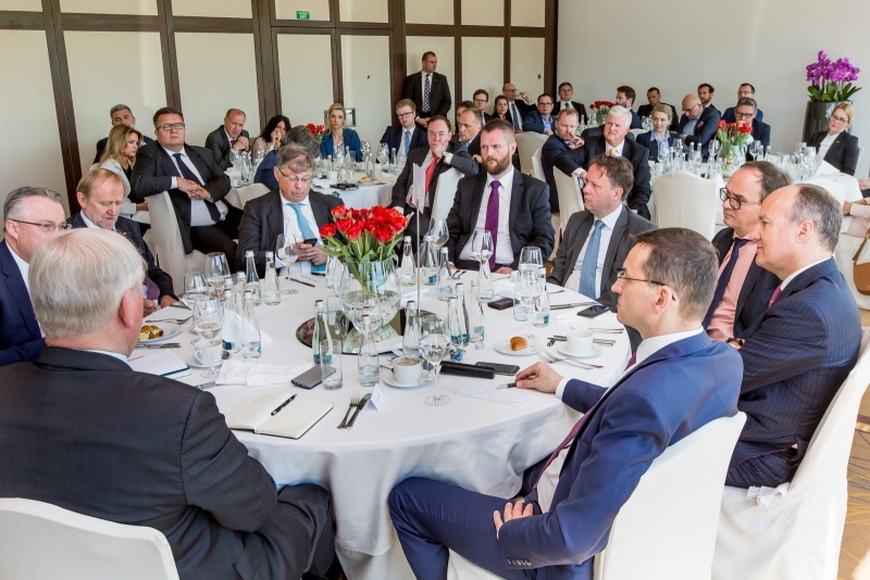 Incontro del Vice Premier Mateusz Morawiecki con le Camere di Commercio bilaterali operanti in Polonia