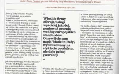 BRIEF Włoskie marki gwarancją jakości – wywiad z prezesem Piero Cannas