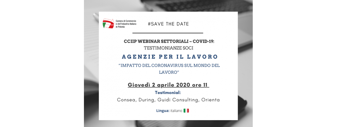 Webinar CCIIP – „Agencje pracy – Wpływ koronawirusa na rynek pracy”