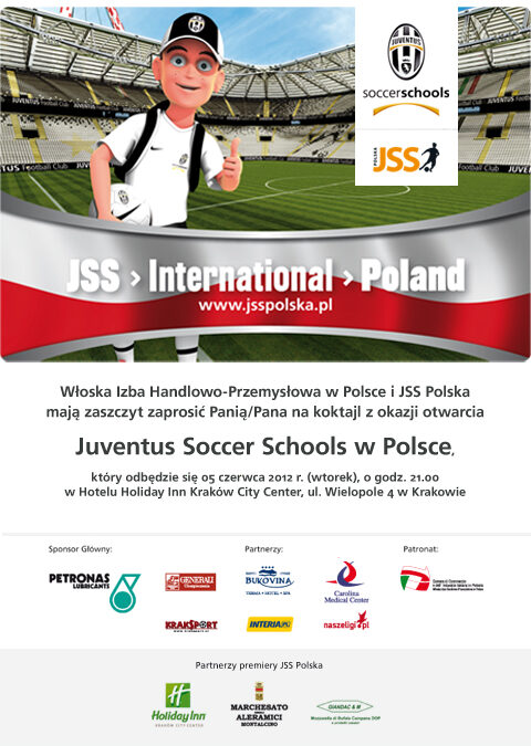 cocktail in occasione dell’inaugurazione di Juventus Soccer Schools in Polonia