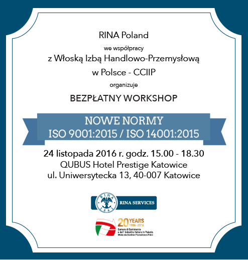 SAVE THE DATE BEZPŁATNY WORKSHOP