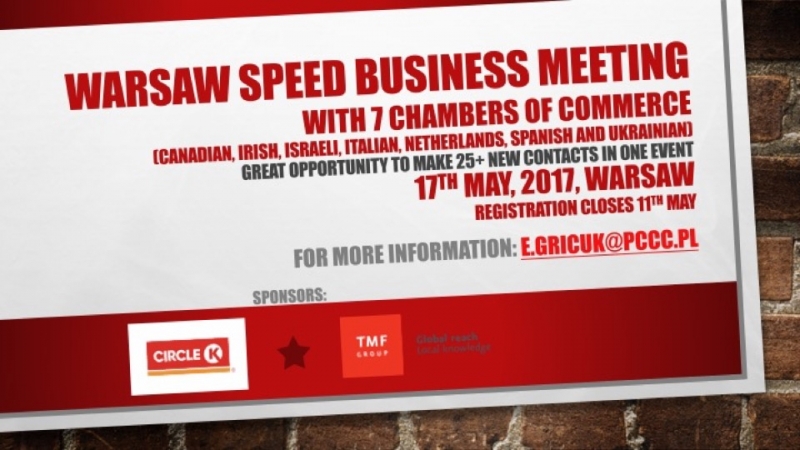 Speed Business Mixer 17/05/2017, Polonia Palace Hotel, Warsaw