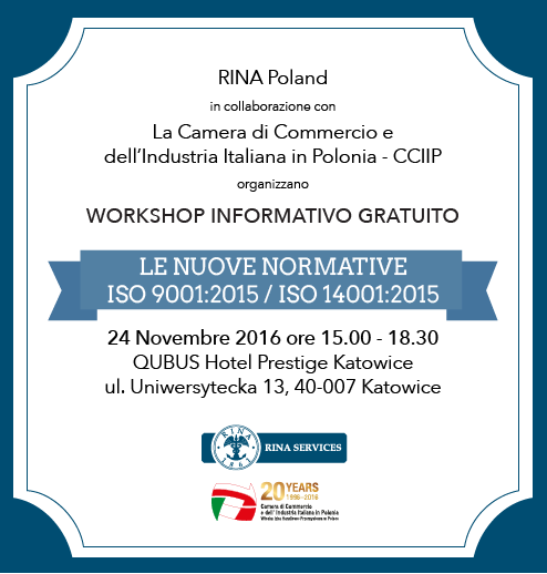 SAVE THE DATE Workshop informativo gratuito