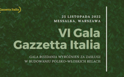 Możliwość partnerstwa VI Gali Gazzetta Italia