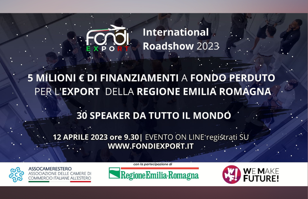 ROADSHOW FONDI EXPO IN ITALIA – TAPPA EMILIA ROMAGNA
