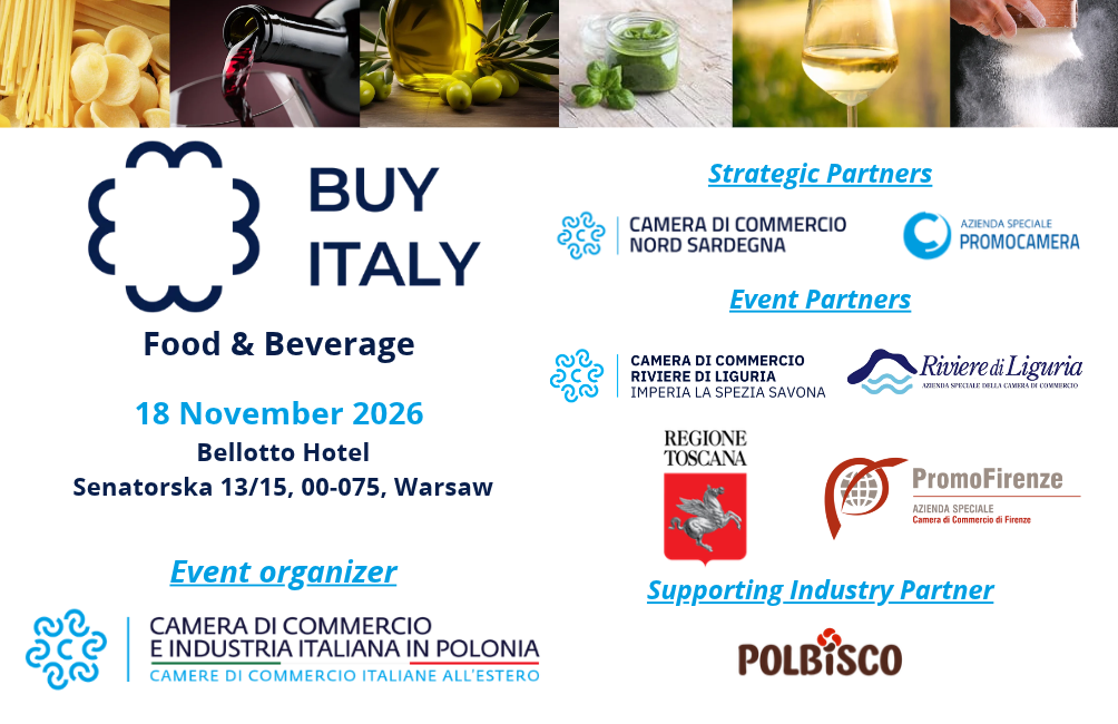 Buy Italy Food & Beverage 2026 – The Italian Taste B2B Meeting